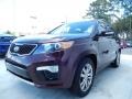 2012 Dark Cherry Kia Sorento SX V6  photo #1