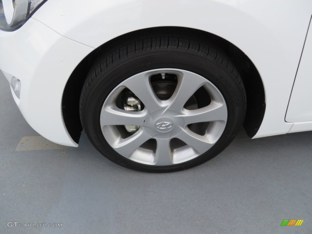 2013 Elantra Limited - Shimmering White / Beige photo #12