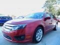 2011 Red Candy Metallic Ford Fusion SE  photo #1