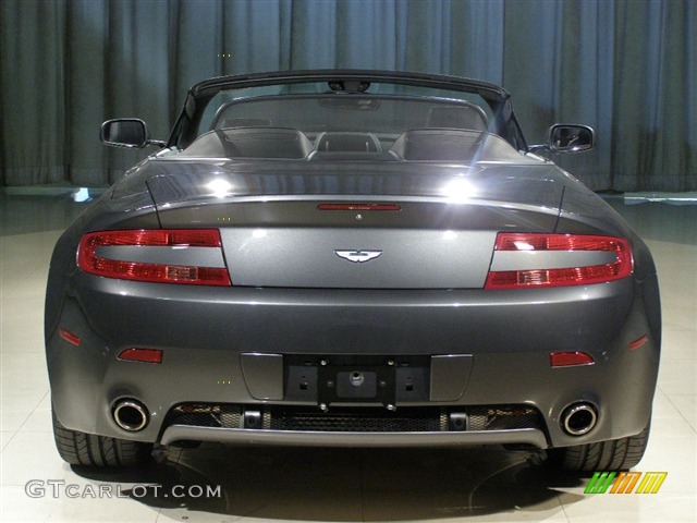 2007 V8 Vantage Roadster - Meteorite Silver / Black/Kestrel Tan photo #16