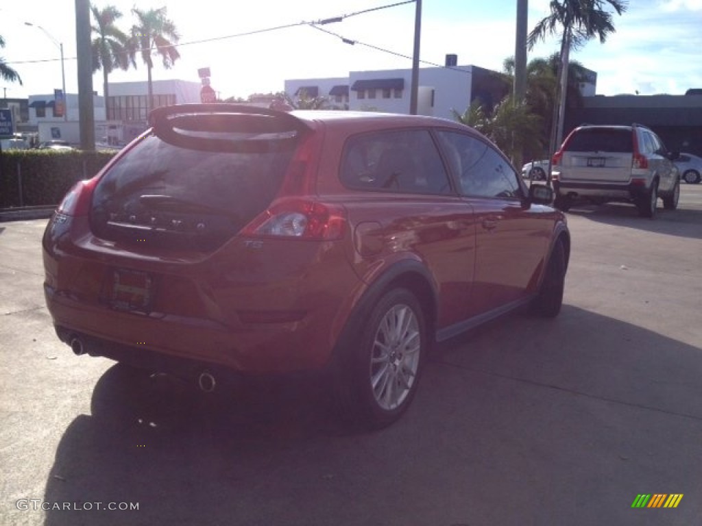 2011 C30 T5 - Orange Flame Metallic / Off Black T-Tec photo #5