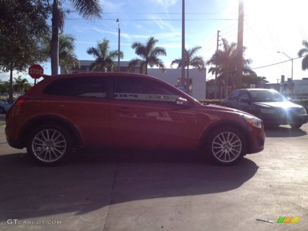 2011 C30 T5 - Orange Flame Metallic / Off Black T-Tec photo #6
