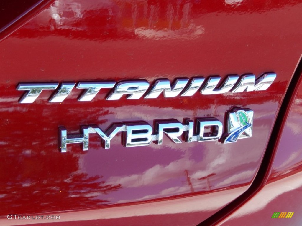 2014 Ford Fusion Hybrid Titanium Marks and Logos Photo #87354643