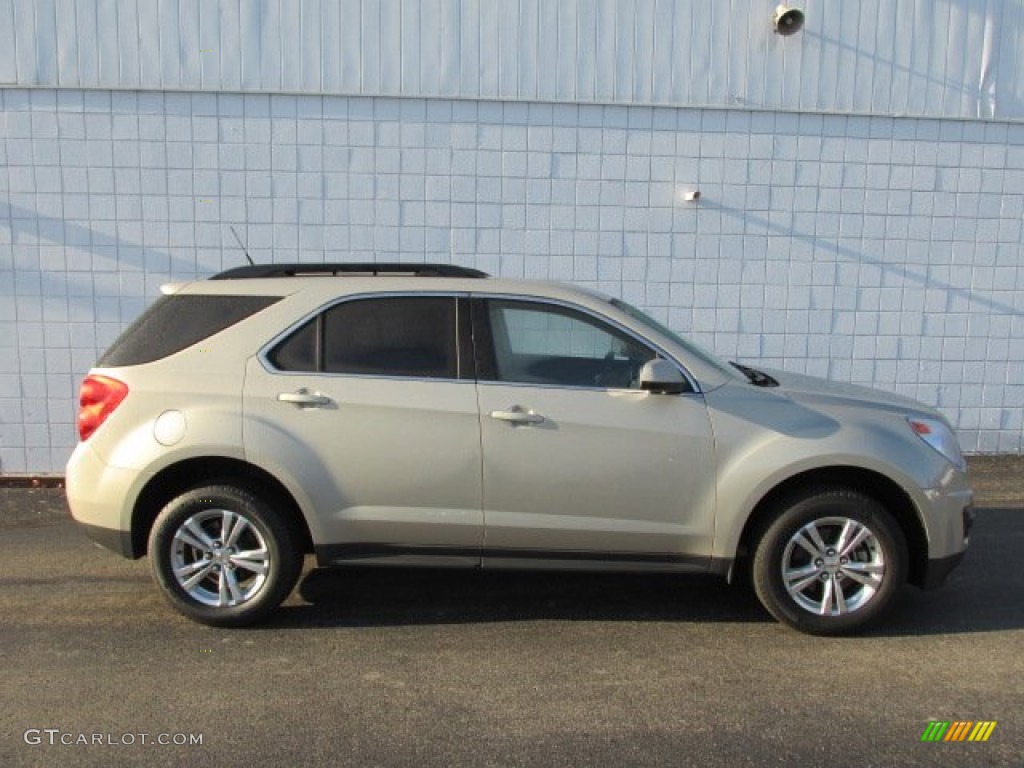 2011 Equinox LT - Gold Mist Metallic / Jet Black photo #2
