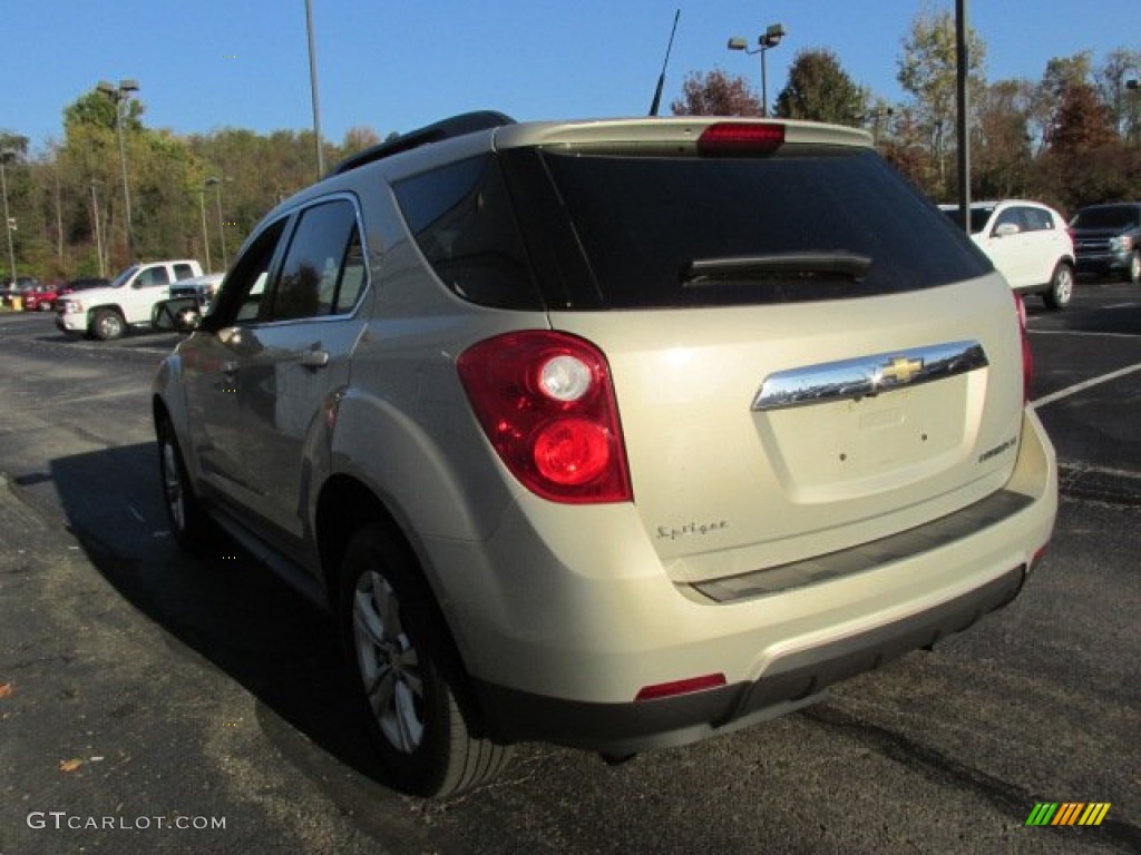 2011 Equinox LT - Gold Mist Metallic / Jet Black photo #6