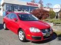 Salsa Red 2009 Volkswagen Jetta SE Sedan