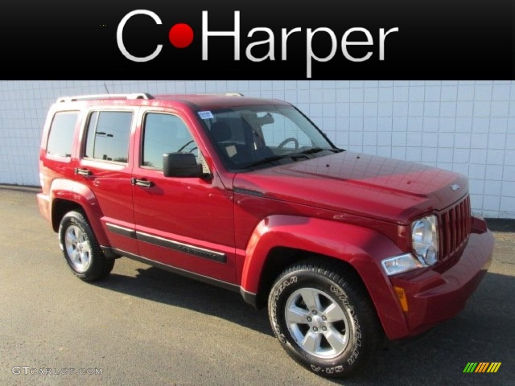 Inferno Red Crystal Pearl Jeep Liberty