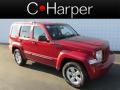 2010 Inferno Red Crystal Pearl Jeep Liberty Sport 4x4  photo #1