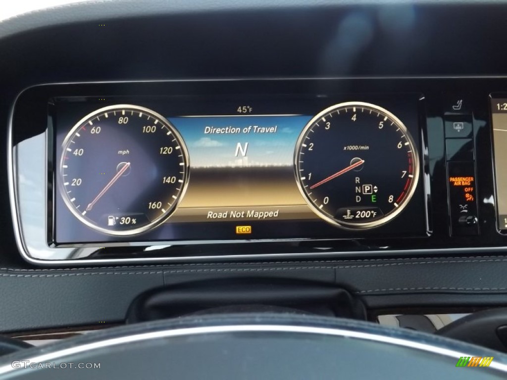 2014 Mercedes-Benz S 550 Sedan Gauges Photo #87357568
