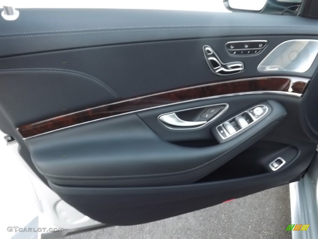 2014 Mercedes-Benz S 550 Sedan Black Door Panel Photo #87357658