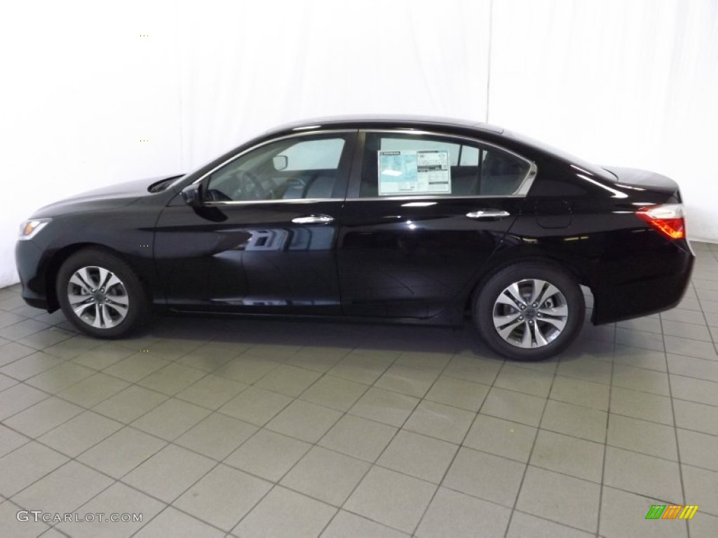 2014 Accord LX Sedan - Crystal Black Pearl / Black photo #8