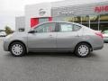 2014 Magnetic Gray Nissan Versa 1.6 SV Sedan  photo #2