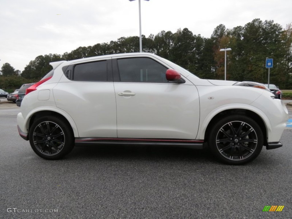Pearl White 2013 Nissan Juke NISMO AWD Exterior Photo #87359335