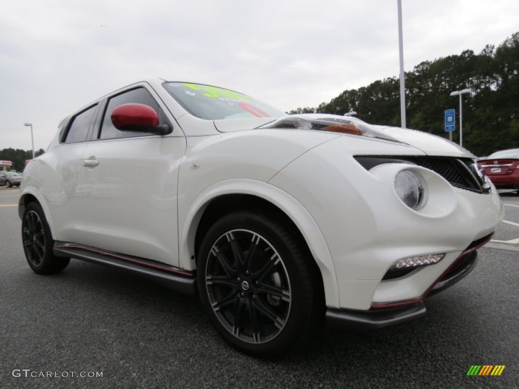 Pearl White 2013 Nissan Juke NISMO AWD Exterior Photo #87359359