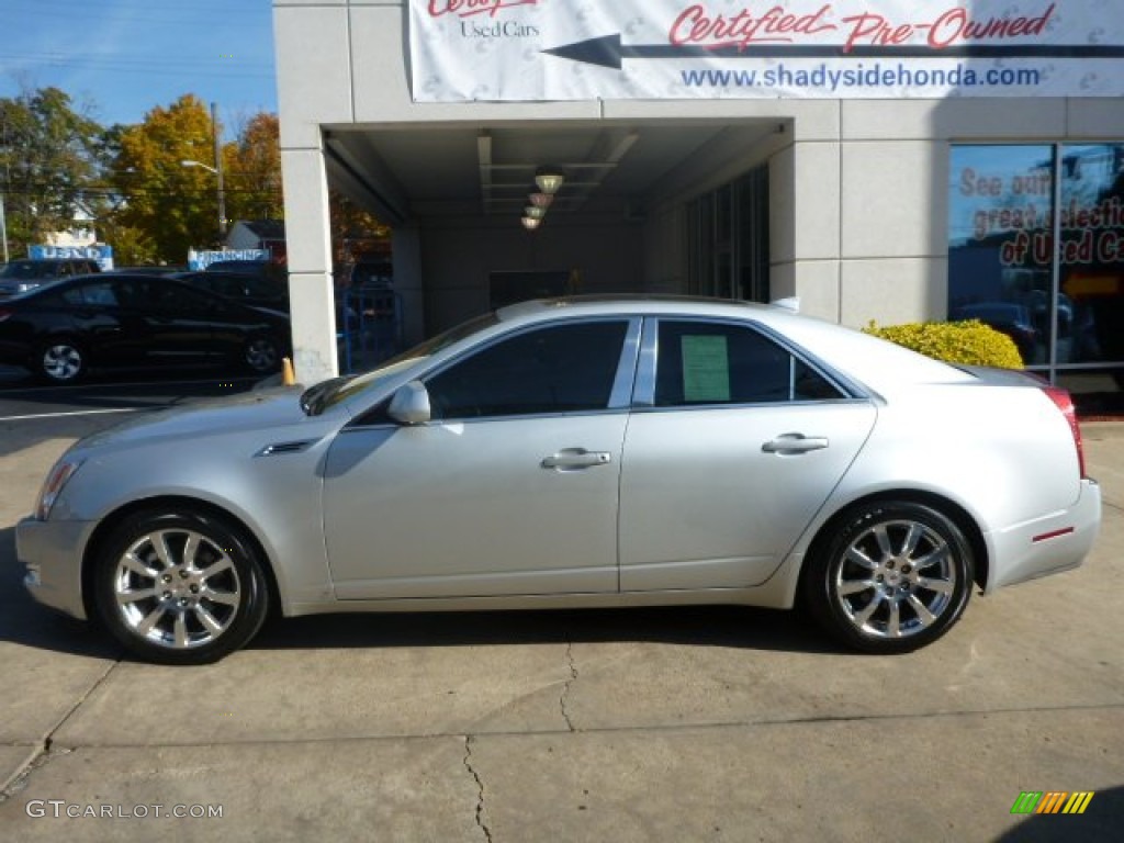 2009 CTS 4 AWD Sedan - Radiant Silver / Light Titanium/Ebony photo #2