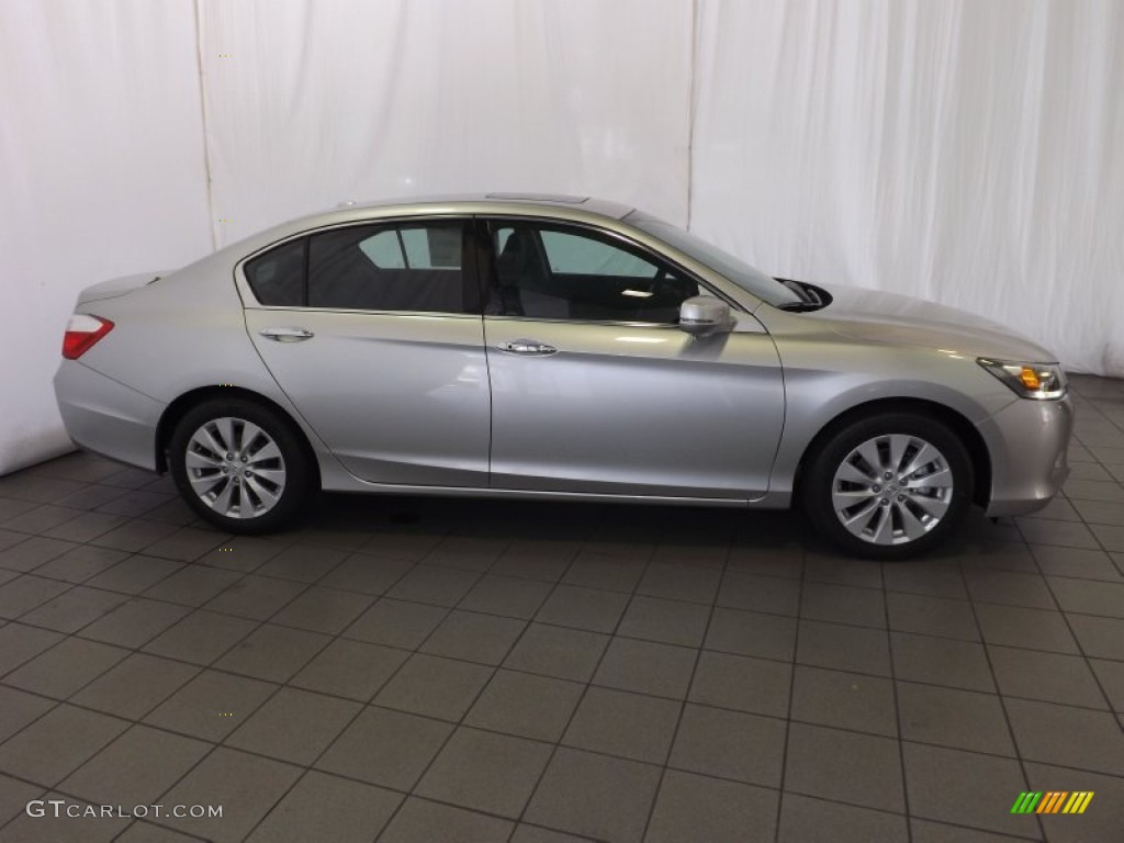 2014 Accord Touring Sedan - Alabaster Silver Metallic / Black photo #5