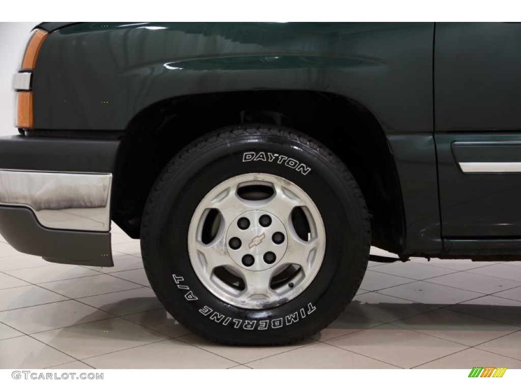 2004 Silverado 1500 LS Extended Cab - Dark Green Metallic / Dark Charcoal photo #15
