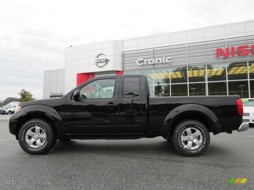 2013 Frontier SV King Cab - Super Black / Graphite Steel photo #2