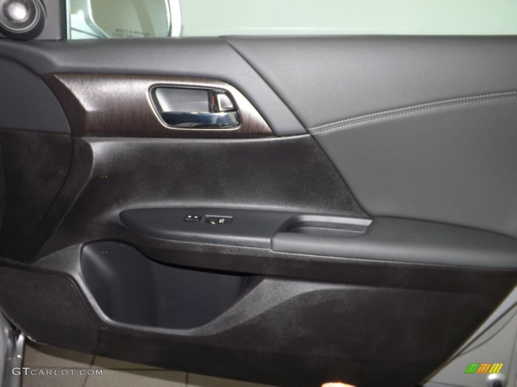 2014 Accord Touring Sedan - Alabaster Silver Metallic / Black photo #33