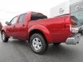2013 Lava Red Nissan Frontier SV V6 Crew Cab  photo #3