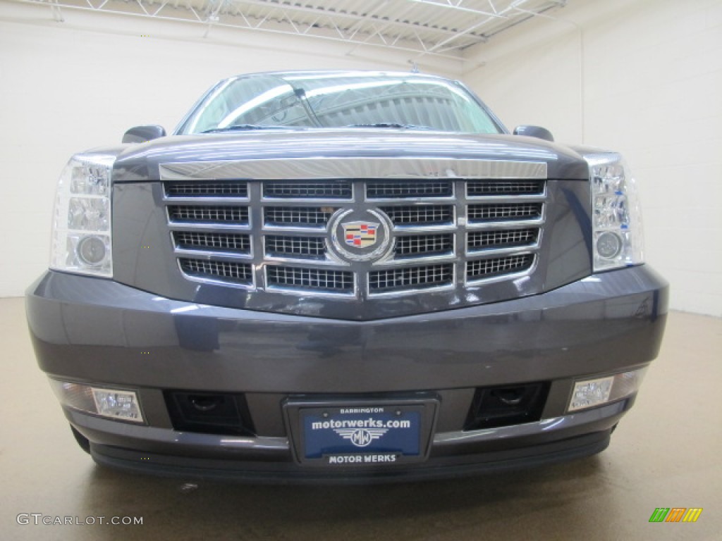 2011 Escalade ESV Luxury AWD - Galaxy Gray Metallic / Ebony/Ebony photo #3