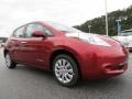 2013 Cayenne Red Nissan LEAF S  photo #7