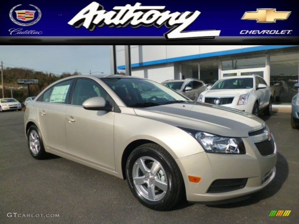 2014 Cruze LT - Champagne Silver Metallic / Jet Black photo #1
