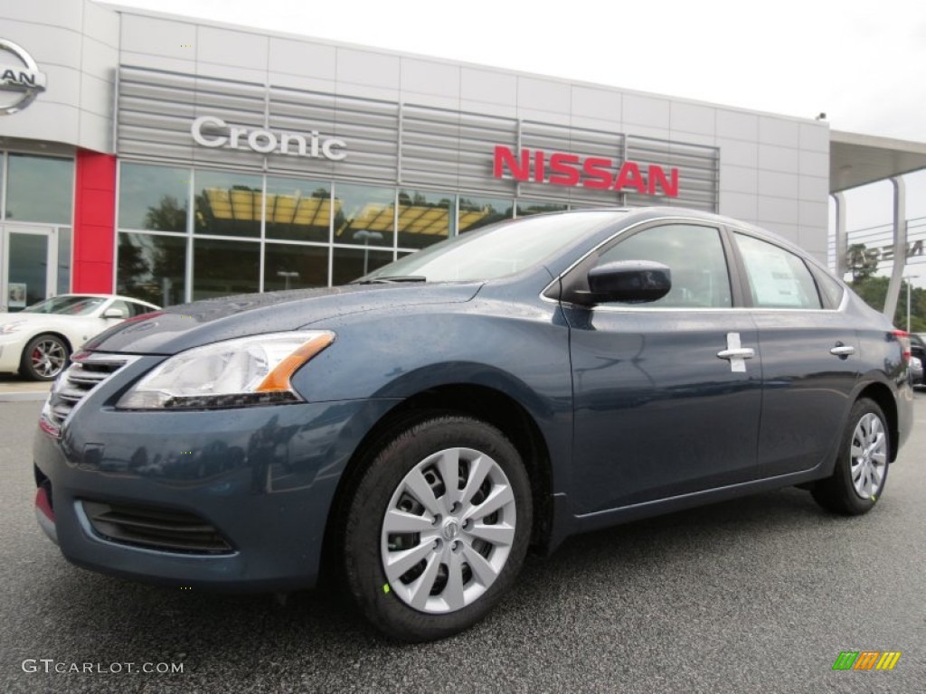 2013 Sentra SV - Graphite Blue / Charcoal photo #1