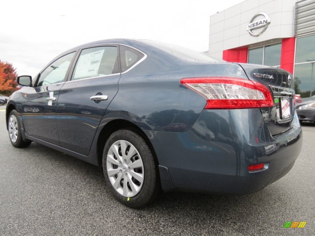 2013 Sentra SV - Graphite Blue / Charcoal photo #3