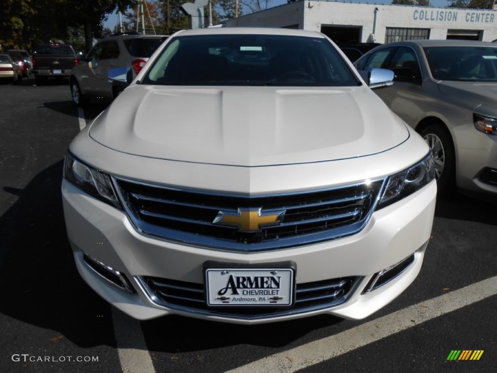 2014 Impala LTZ - White Diamond Tricoat / Jet Black photo #2