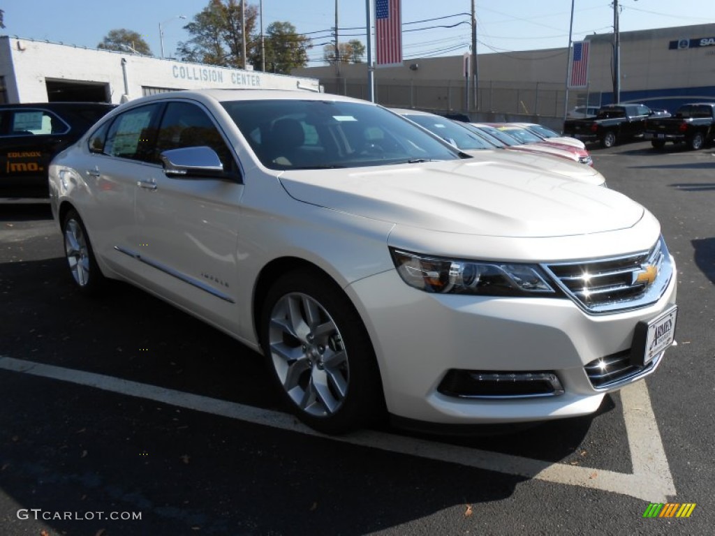 2014 Impala LTZ - White Diamond Tricoat / Jet Black photo #3