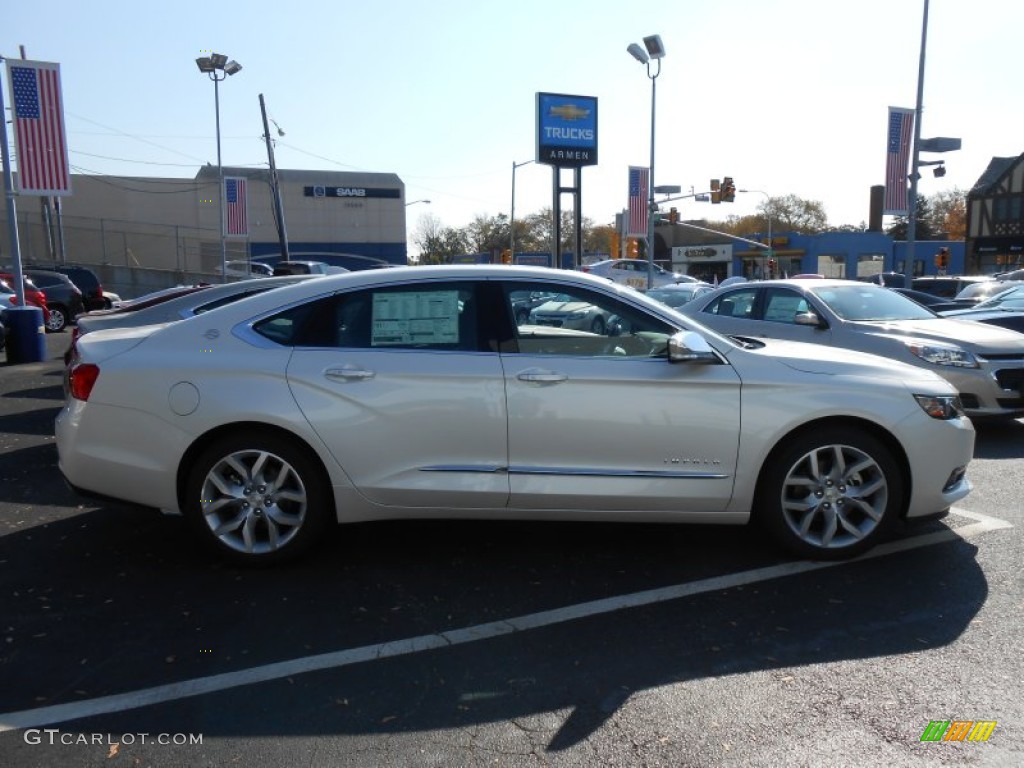 2014 Impala LTZ - White Diamond Tricoat / Jet Black photo #4