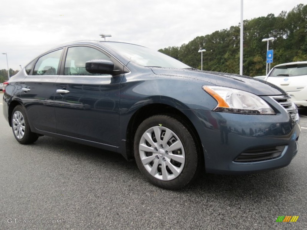 Graphite Blue 2013 Nissan Sentra SV Exterior Photo #87361780