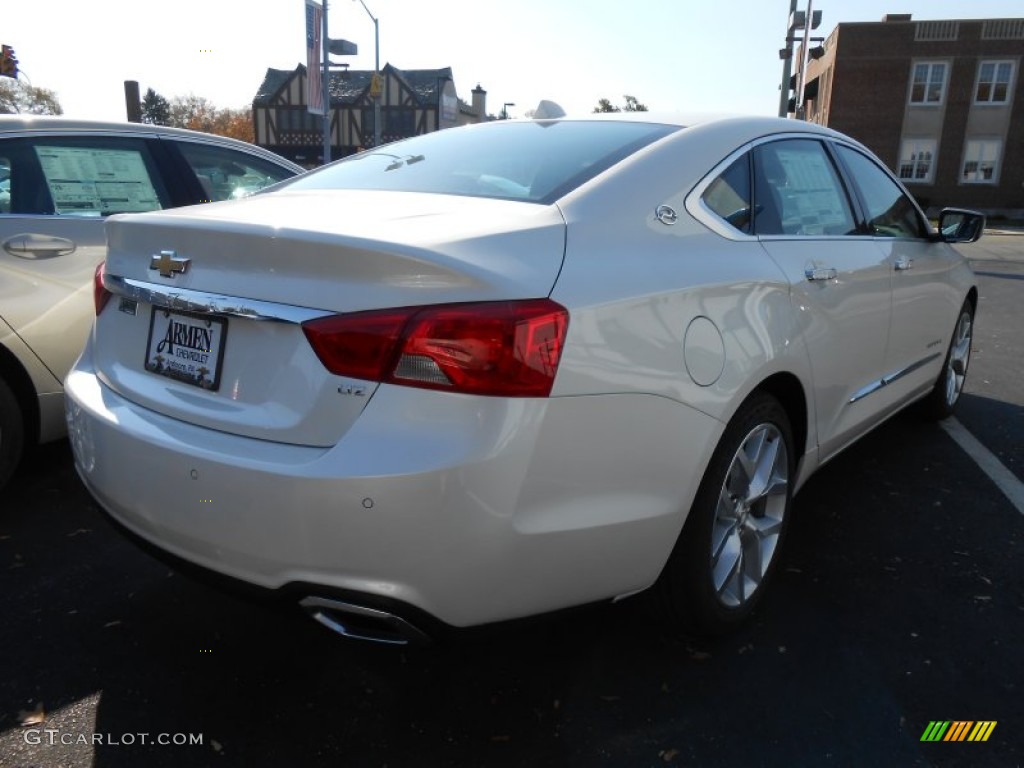 2014 Impala LTZ - White Diamond Tricoat / Jet Black photo #5