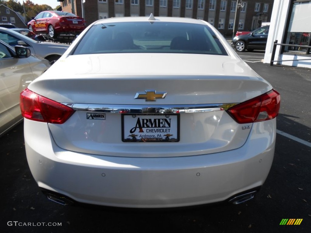 2014 Impala LTZ - White Diamond Tricoat / Jet Black photo #6