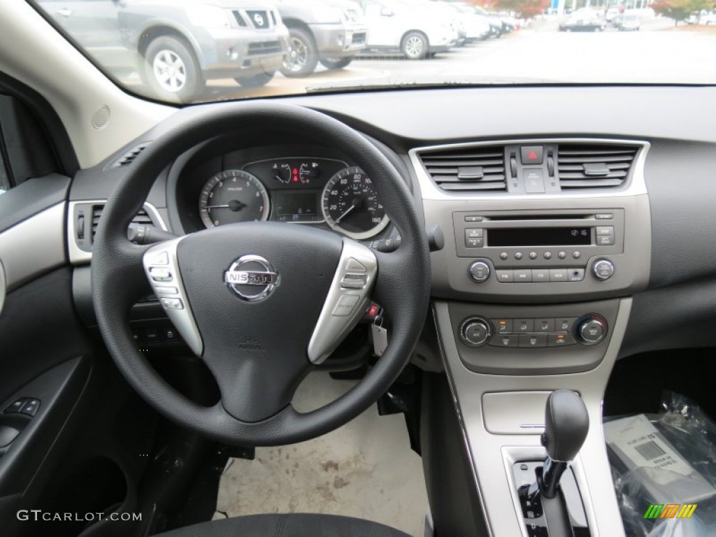 2013 Nissan Sentra SV Charcoal Dashboard Photo #87361908