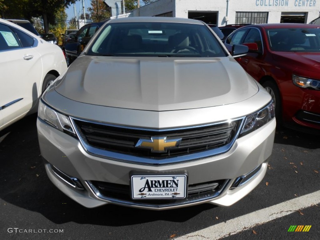 2014 Impala LS - Champagne Silver Metallic / Jet Black/Dark Titanium photo #2