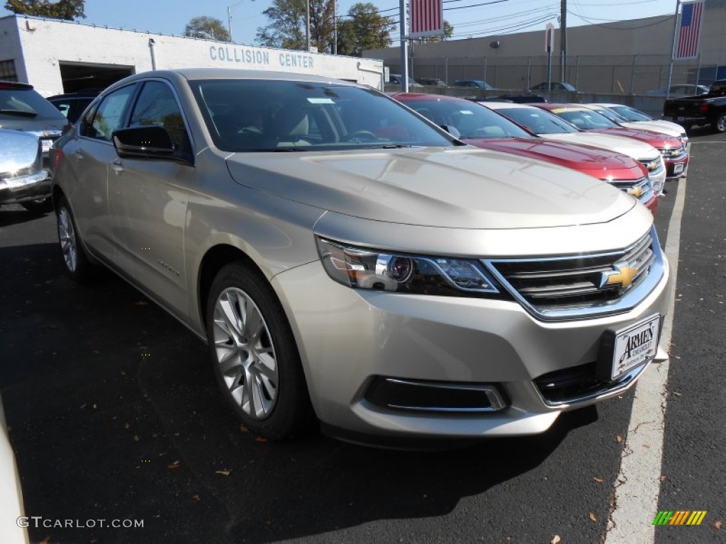 2014 Impala LS - Champagne Silver Metallic / Jet Black/Dark Titanium photo #3