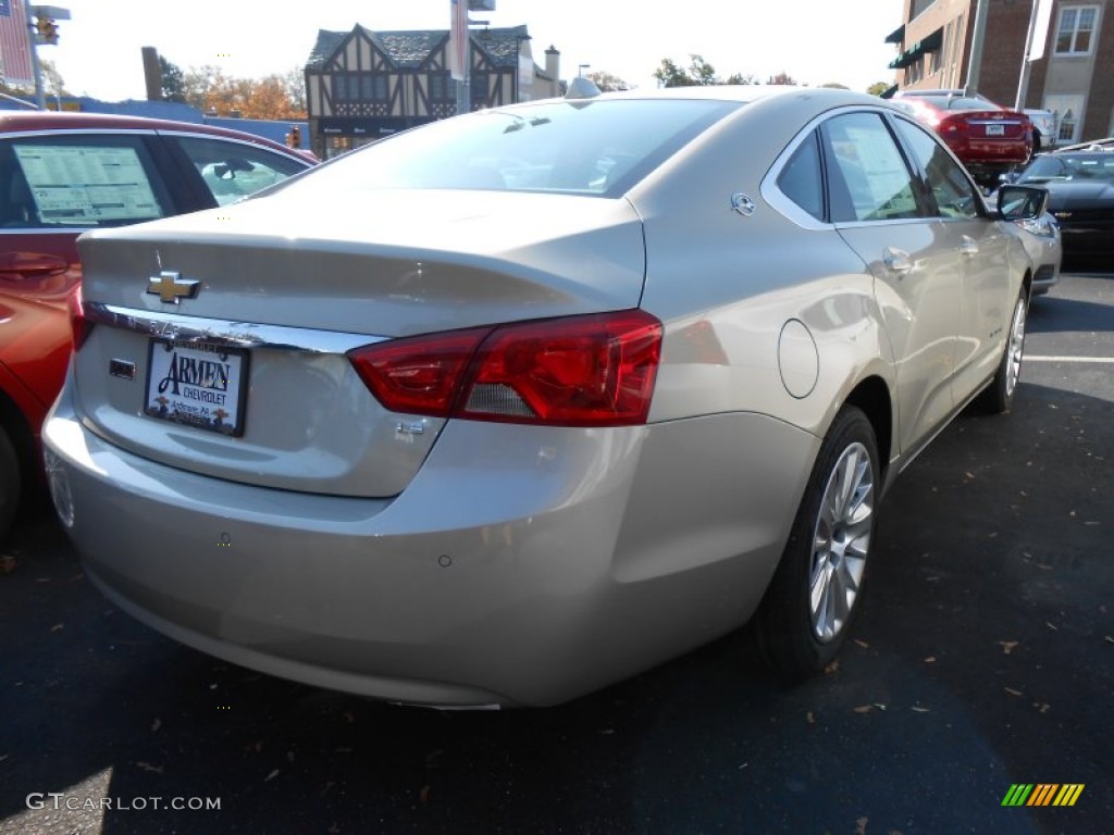2014 Impala LS - Champagne Silver Metallic / Jet Black/Dark Titanium photo #4