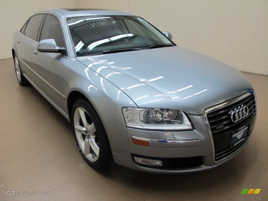 2008 A8 L 4.2 quattro - Quartz Gray Metallic / Black photo #1