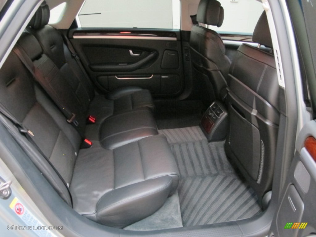 2008 A8 L 4.2 quattro - Quartz Gray Metallic / Black photo #21