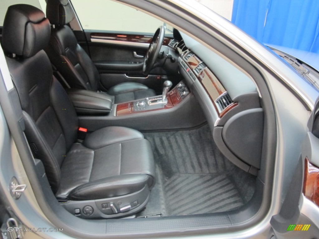 2008 A8 L 4.2 quattro - Quartz Gray Metallic / Black photo #23