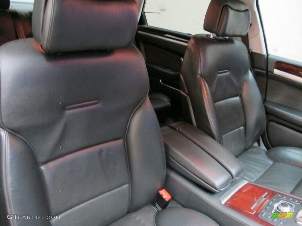 2008 A8 L 4.2 quattro - Quartz Gray Metallic / Black photo #24