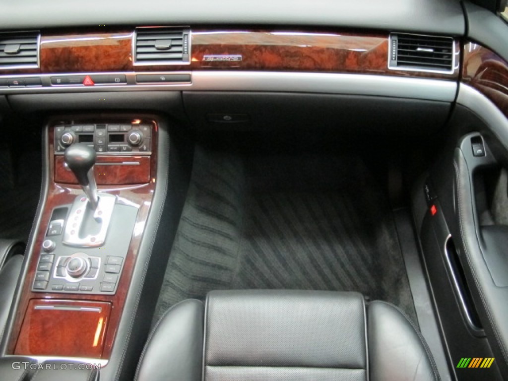 2008 A8 L 4.2 quattro - Quartz Gray Metallic / Black photo #27