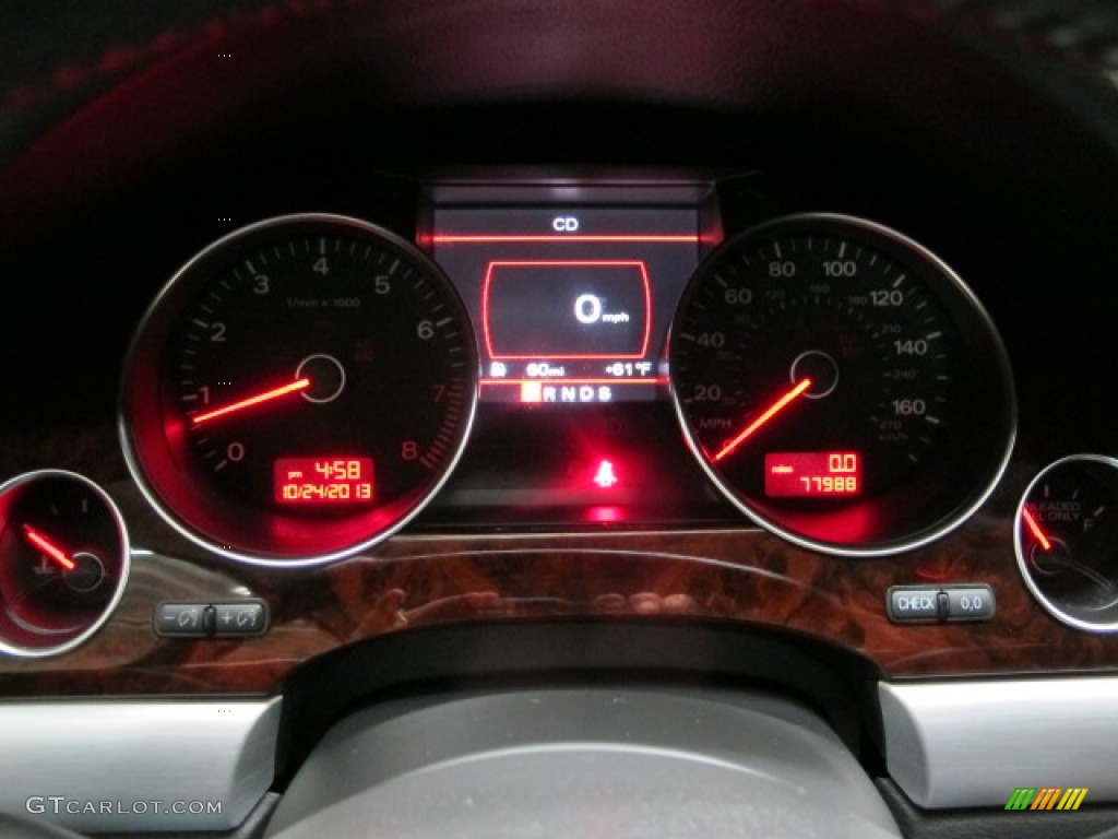 2008 A8 L 4.2 quattro - Quartz Gray Metallic / Black photo #28
