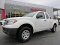 2013 Glacier White Nissan Frontier S King Cab  photo #1