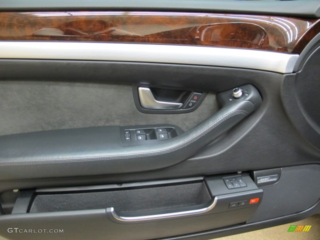 2008 A8 L 4.2 quattro - Quartz Gray Metallic / Black photo #46