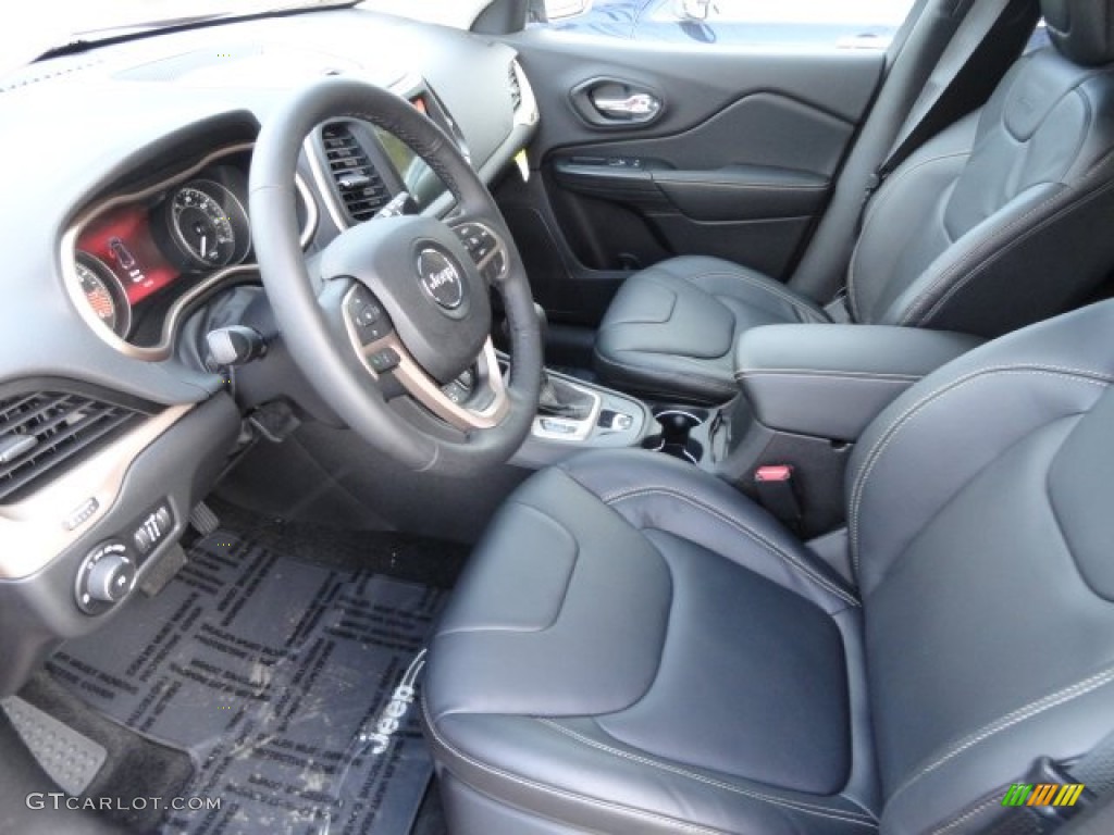 Morocco - Black Interior 2014 Jeep Cherokee Limited Photo #87364012