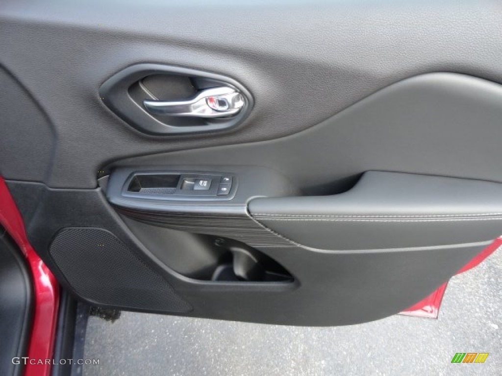 2014 Jeep Cherokee Limited Morocco - Black Door Panel Photo #87364232