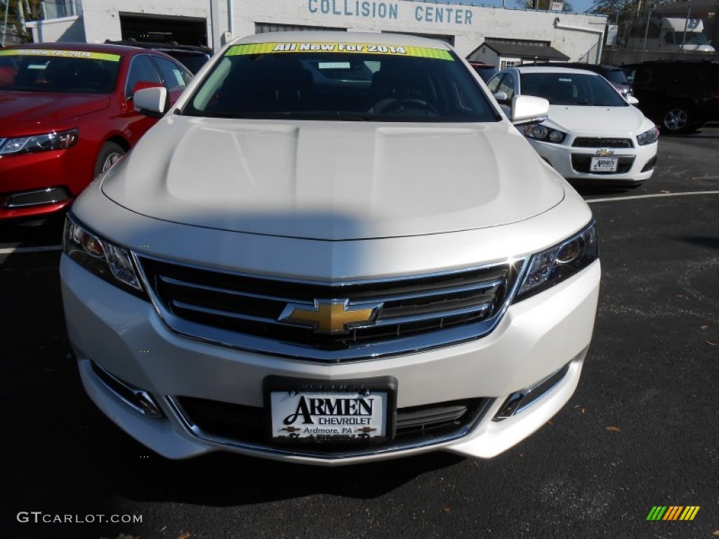 2014 Impala LT - White Diamond Tricoat / Jet Black photo #2